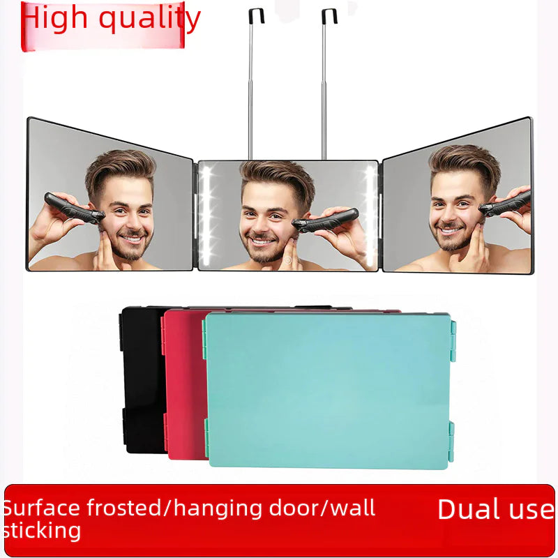 TriLight Folding Vanity Mirror