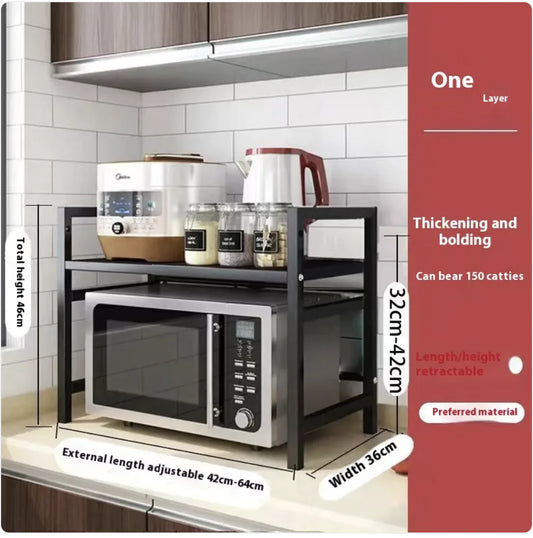 Retractable Microwave Oven Shelf