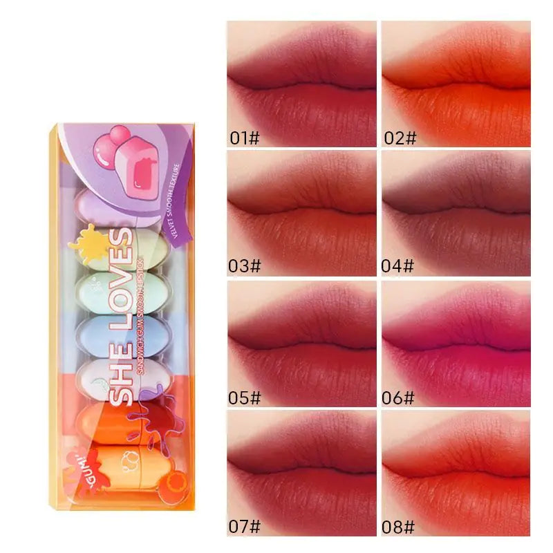 Matte Non-stick Lipstick Gift Box Set